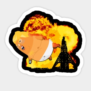 Trumpenburg Disaster Baby Trump Sticker